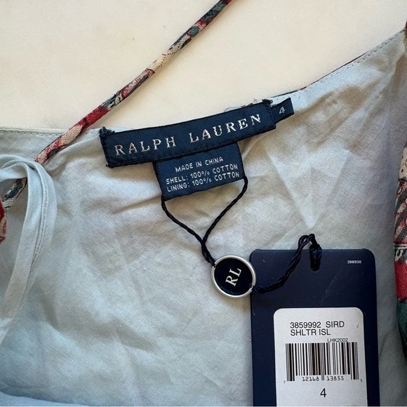 Vintage Ralph Lauren Patchwork Asymmetrical Midi Dress Handkerchief Western NWT - Picture 5 of 11